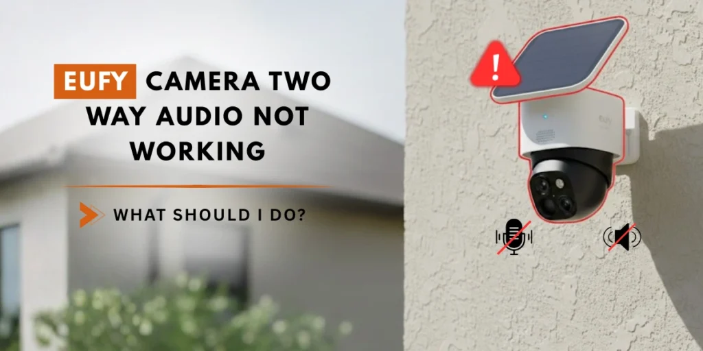 Eufy Camera Two Way Audio Not Working: What Should I Do?