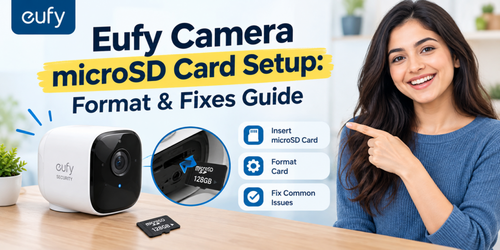 Eufy Camera microSD card setup guide