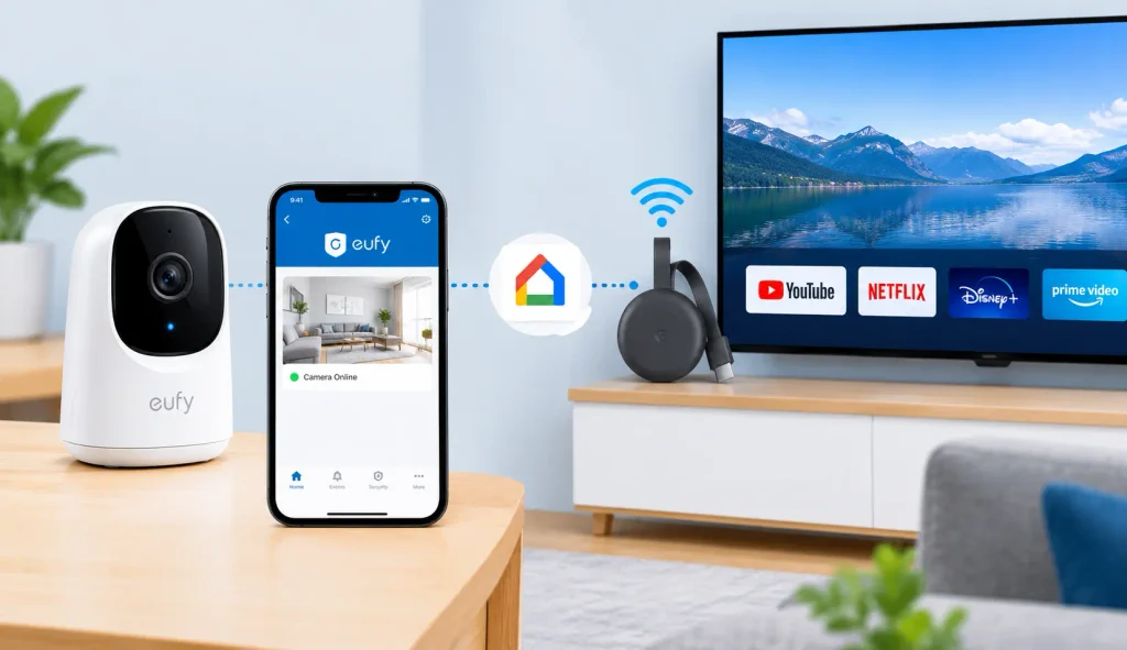 How to Connect Eufy Camera to Chromecast